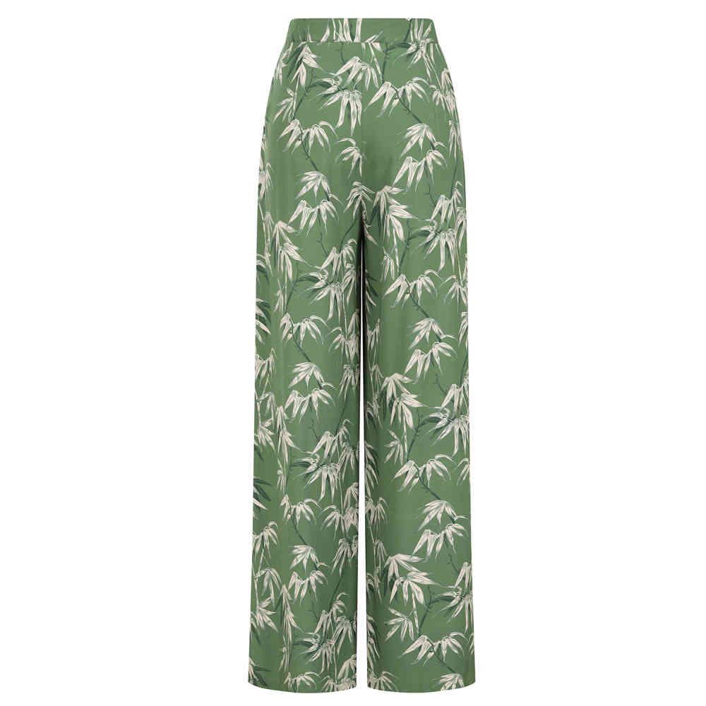 Banned - Elizabeth Bamboo Palazzo pantalon - Vert
